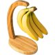 thumbnail image 1 of Percha de árbol de plátano con gancho soporte de uva, soporte de plátano, utensilios de madera de bambú, estante de almacenamiento de frutas compatible con la cocina o la barra de hogar Afortunado Sencillez, 1 of 5