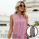 thumbnail image 5 of Blusa Sin mangas Sonducket para mujer chaleco transpirable Top Sexy verano Gris L, 5 of 6