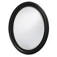thumbnail image 1 of HomeRoots 384187 Oval Shaped Black Wood Frame Mirror, Matte Black, 1 of 1