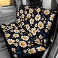thumbnail image 5 of Pzuqiu Cute Daisy Automobile Seat Cover Sets 4 Pcs, Front Seat Protector Carseat Rear Split Bench Cover Universal for Car Truck SUV Easy to Install, 5 of 7