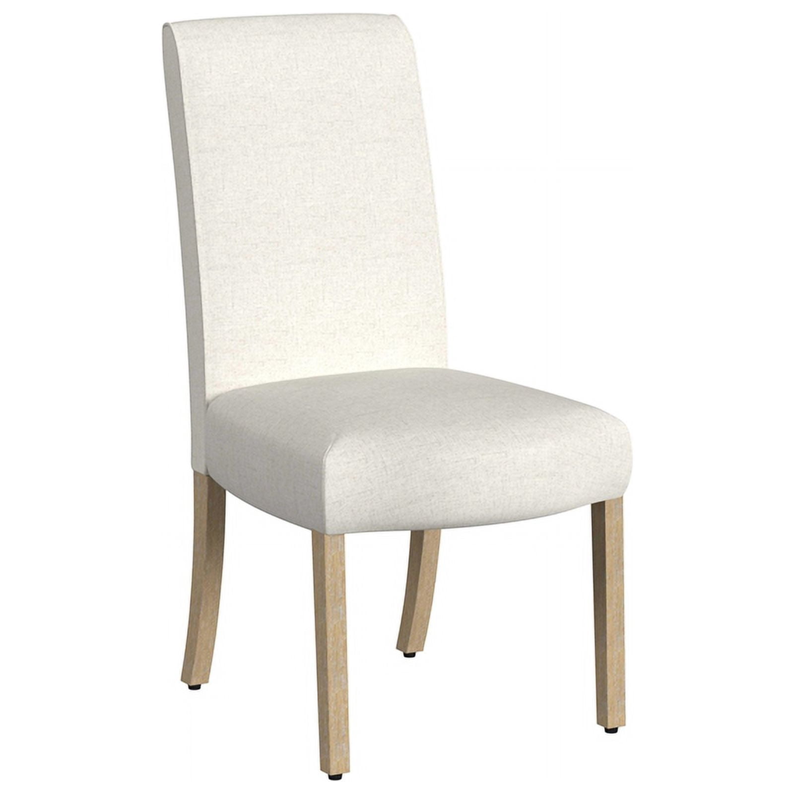HomePop Classic Parsons Dining Chair, Set of 2, Cream