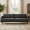 Charcoal Grey, variant on Livingston 90 inch Wide Mid-Century Modern Sofa in Charcoal Grey Woven-Blend Fabric
