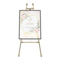 thumbnail image 4 of Miumaeov 2pcs Adjustable Wedding Easel Stand Poster Display Stand Metal Floor Mount Art Exhibitions Easel Stand Adjustable with Hook, 4 of 12