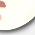 thumbnail image 3 of Designart - Phases Minimalistes de la Lune - Art Mural Rond en Métal Moderne, 3 of 5