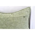 thumbnail image 3 of 24x24 pillow covers Olive Green Set of 2, Textured Chenille Large Square Cushion Covers / Pillow Shams, Oversized Soft Pillowcases For Sofa Throw Pillows, 3 of 8
