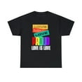 thumbnail image 3 of Proud LGBT Love is Love Lesbian Gay LGBT Pride Shirt LGBTQ Plus Size Tops for Women, 3 of 8