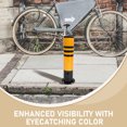 thumbnail image 3 of Minkissy 1Set Yellow Steel Parking Barrier Gate 55Cm High For Effective Traffic Control In Garages, 3 of 8