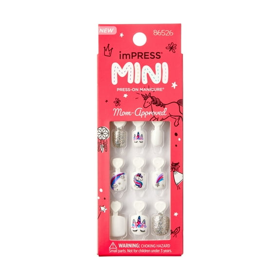 imPRESS MINI Press-on Manicure - Mystical Unicorn, Short