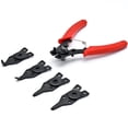 thumbnail image 4 of Biltek 4 in 1 Snap Ring Pliers Plier Set Circlip Combination Interchangeable Retaining Clip Tool Kits External + Internal Retaining Multiple Jaws, 4 of 6