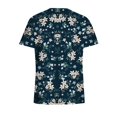 thumbnail image 5 of Womens Scrubs Tops Short Sleeve V-neck Tops Uniform Printed Pockets Blouse Nursing Clearance, 5 of 5