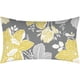 thumbnail image 1 of Funda de almohada decorativa oso de fresa combinación flores grises y amarillas 30*50cm, 1 of 4