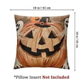 thumbnail image 4 of Halloween Boo It's Spooky Season Cute Ghost Throw Pillow Covers,  Horror Pumpkin Bat Polka Dot Cushion Case for Sofa Couch Pink, 4 of 7
