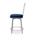 thumbnail image 3 of Furniture of America Harper Metal Counter Stool-Set of 2, Navy, 24-in, 3 of 4