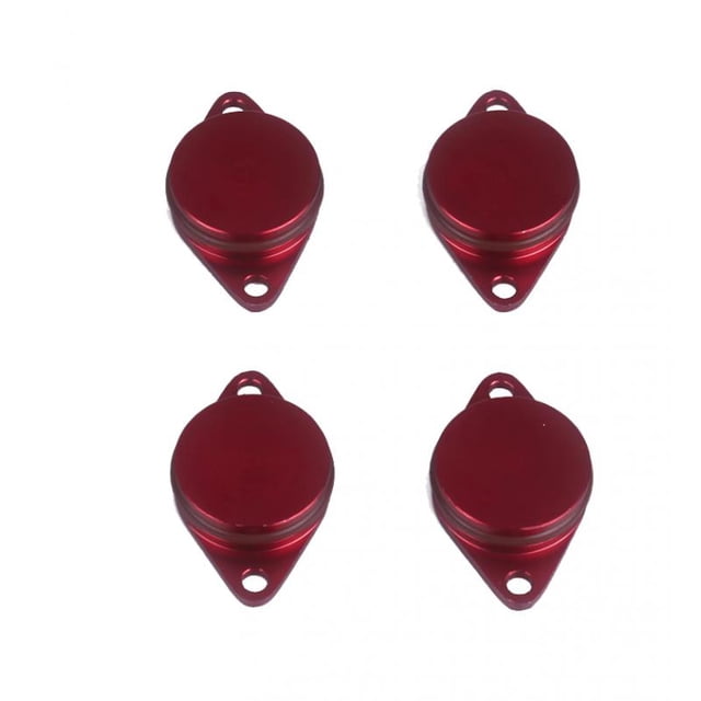 Juego De Reparación De Piezas Sueltas De Faldones Con Remolino De 22mm Para 320d 330d rojo Baoblaze Reparación de espacios en blanco de aletas de remolino de 22 mm