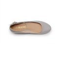 thumbnail image 3 of DREAM PAIRS Zapatos Ballerinas de Mujer en Gamuza Gris con Correa al Tobillo, 3 of 6