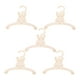 thumbnail image 1 of 5 perchas de madera reutilizables con forma de conejo para bebé, pantalones de madera para niños, bonitas perchas para ropa para guardar ropa en el armario de la habitación del bebé, 1 of 8