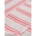 thumbnail image 4 of Red Striped Ruffle Tablecloth, Farmhouse Style, Rectangular, 1pc, 4 of 8