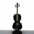thumbnail image 1 of Hassch New 1/4 Acoustic Violin Case Bow Rosin Black, 1 of 8