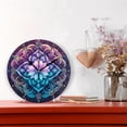 thumbnail image 2 of GZHJMY Blue Mandala Clock Silent Round Wall Clock Non Ticking Battery Device Clocks Creative Decoration Wall Clock for Living Room Bedroom Office Kitchen, 2 of 6