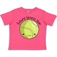 thumbnail image 3 of Inktastic Future Tennis Star Cute Tennis Ball Boys or Girls Toddler T-Shirt, 3 of 5