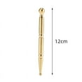 thumbnail image 2 of Stainless Steel Manual Acupuncture Pen Trigger Point Massager Deep Tissue Massage Tool For Body Meridian Pain Relief Health Care-Style 1 Gold, 2 of 6