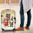 thumbnail image 4 of Happy New Year 2026 Cavalier King Charles Spaniel Santa Gnome Holiday Party Snow Travel Luggage Cover Dog Lover Gifts Suitcase Dust Protective Decor - 13019, 4 of 5