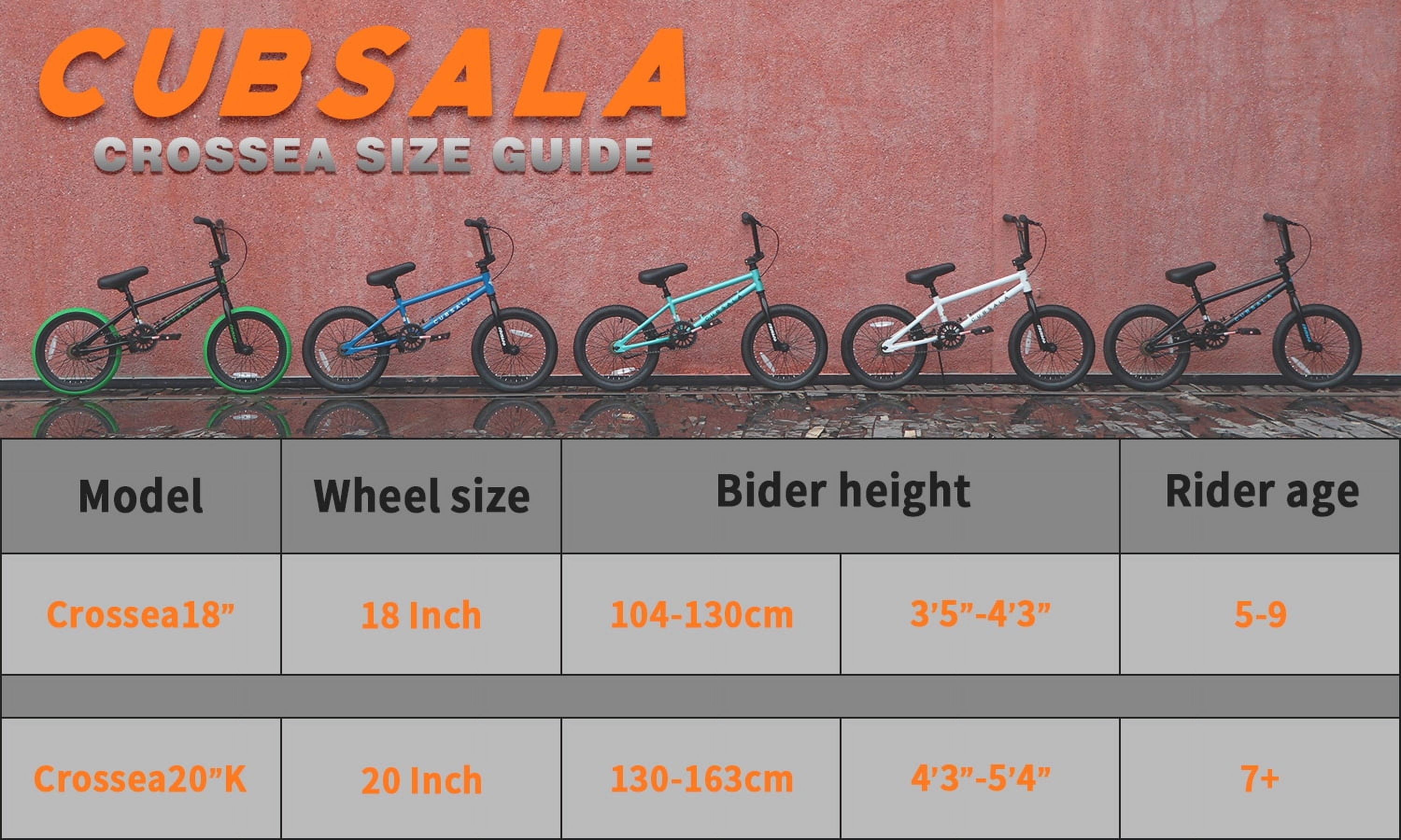 Cubsala Freestyle BMX Bike 18-Inch photo 7