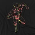 thumbnail image 2 of JLA T-Shirt Neon Flash Unisex Graphic Tee For Men & Women, 2 of 7