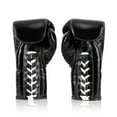 thumbnail image 2 of Fairtex BGL6 Pro Leather Laced Competition Gloves - Locked Thumb for Muay Thai and Boxing, 2 of 11