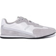 thumbnail image 2 of Boss Rusham Low Men's Low Top Lace Up Suede Trainers In White Size 8, 2 of 6