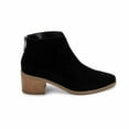 thumbnail image 4 of Aqua College Women's Emily Waterproof Ankle Booties Black Suede Size 7 M, 4 of 6