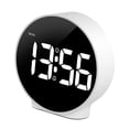 thumbnail image 3 of Bedroom Bedside Clock Colorful Alarm Clock for Bedside Study Room NightStand White, 3 of 9