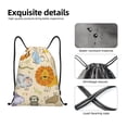 thumbnail image 5 of Bingfone Animals Drawstrings Backpacks Bags for Men Women Gym Drawstrings Bag-Medium, 5 of 8