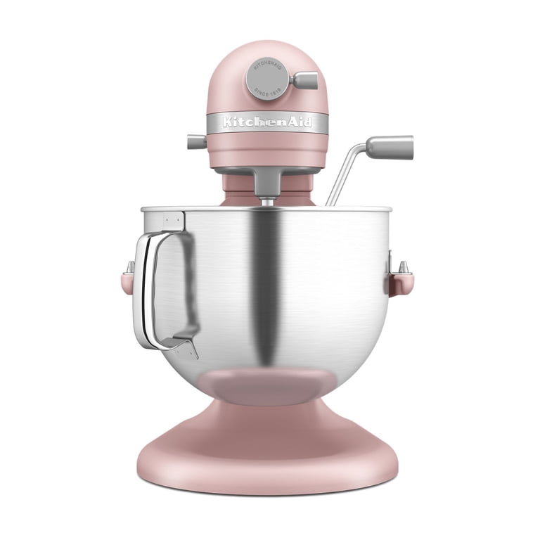 KitchenAid Bowl-Lift 7 qt Stand Mixer Dried Rose 500W Motor Flat