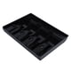thumbnail image 5 of Bandeja de inserción para caja registradora con 4 compartimentos, cajón para guardar efectivo, caja con clip de resorte (negro), 5 of 13