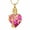 Gold-Pink, variant on Tree of Life Cremation Heart Urn Ashes Necklace for Women Men with Birthstone Urn Necklace for Ashes Human / Pet Urn Pendant Keepsake Memorial Jewelry