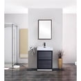 thumbnail image 2 of Kubebath Bliss 24" Gray Oak Free Standing Modern Bathroom Vanity, 2 of 9