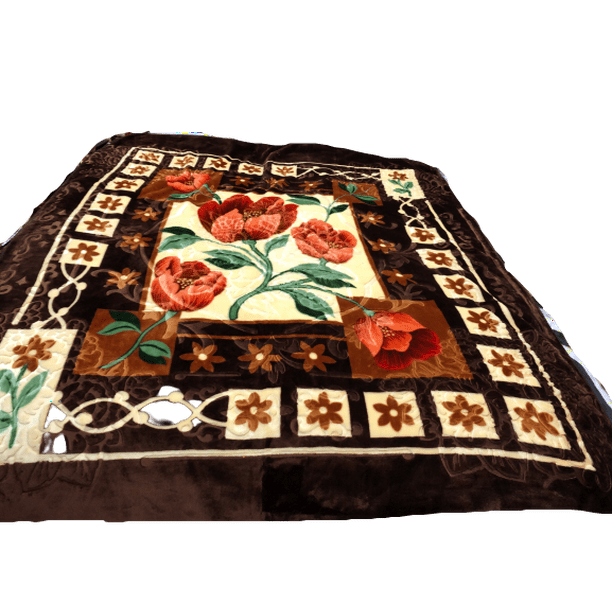 Weighted Heavy Korean Faux Mink Fleece Blanket 1 Ply Silky Soft Plush Warm Blanket For Autumn Winter Twin Full Queen Walmart Com Walmart Com