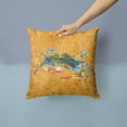 thumbnail image 2 of Crab Fabric Decorative Pillow, 2 of 4