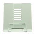 thumbnail image 1 of veasfak Adjustable Reading Book Holder Stand Bookshelves with Page Clips Magazine Holder Green B, 1 of 9