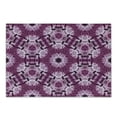 thumbnail image 1 of Indonesian Cutting Board, Indonesian Oriental Trippy Motive with Morphing Spotted Murky Shapes Image, Decorative Tempered Glass Cutting and Serving Board, Small Size, Violet White, by Ambesonne, 1 of 1