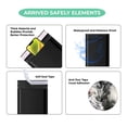thumbnail image 2 of AZ 250 Pack 4" x 8" Poly Bubble Mailers Black Self-Seal Poly Padded Envelopes, Waterproof, Secure, Packaging Bags, 2 of 6