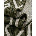 thumbnail image 4 of Jill Zarin Outdoor Collection Area Rug - Turks and Caicos (6' 1" x 9' Rectangle Green/Ivory), 4 of 7