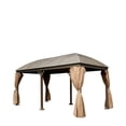 thumbnail image 1 of Gazebo à Toit Rigide 10 x 10 Pieds pour l'Extérieur, Auvent en Acier Galvanisé, 1 of 1