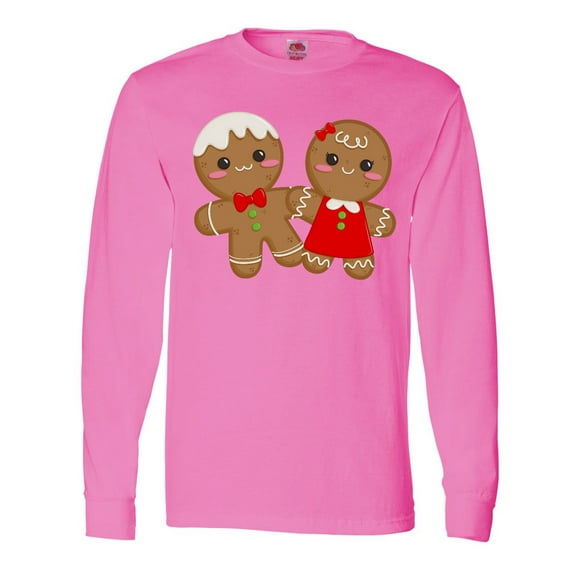 Inktastic Gingerbread Couple Long Sleeve T-Shirt