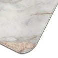 thumbnail image 3 of White Marble Rose Gold Line Pattern Dish Drying Mat for Kitchen 1 Pack, Ultra Absorbent Microfiber Dishes Drainer Mats,18"x24", 3 of 4
