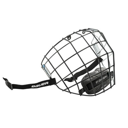 Bauer III Hockey I2 Face Mask - Titanium | Black exterior / White interior