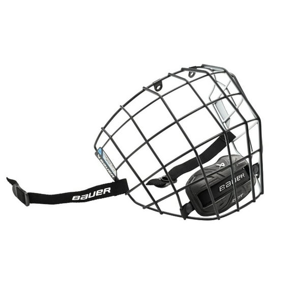 Bauer III Hockey I2 Face Mask - Titanium | Black exterior / White interior
