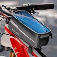 thumbnail image 4 of WEST BIKING Bolsa de bicicleta Marco de pantalla táctil Tubo frontal Bolsa de ciclismo Gran capacidad FLhrweasw Nuevo, 4 of 7