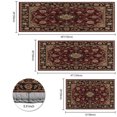 thumbnail image 3 of IsecretJoy Washable Kitchen Rugs Sets of 3, Non Slip Kitchen Mats for Floor Waterproof & Stain Resistant Runner Rug for Kitchen, Laundry Room, Hallway, 3 of 11